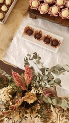 image of chocolate brigadeiro at birthday party