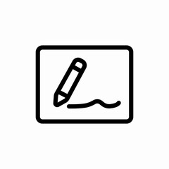 pen write icon sign vector