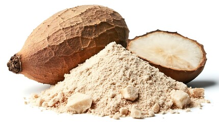 Organic Konjac Root Powder and Whole Root