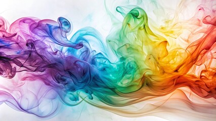 Paint Splash Colore Smoke Water Absrtact Creative Art Background Wallpaper