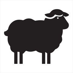 Elegant Graphic Illustration of a Sheep Minimalist Logo for Chic and Classic Branding Ideas