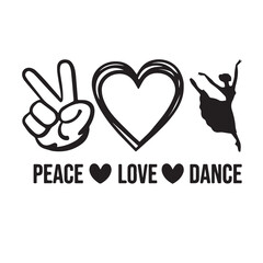peace love dance background inspirational positive quotes, motivational, typography, lettering design