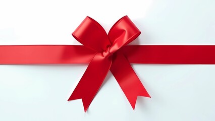 Red gift bow