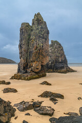 Famous Stacks of Garry Beach, Outer Hebrides