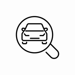 search car icon sign vector