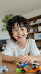 教育メディアの学習環境における楽しい子供の遊び時間、幸福、創造性