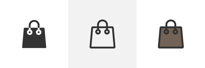 Shopping bag icon symbolizing retail and purchasing items