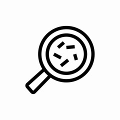 bacteria detailed icon sign vector