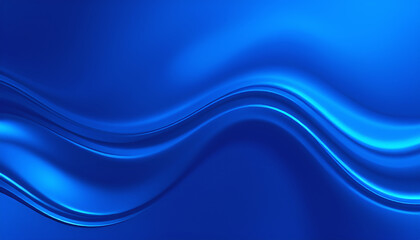 Naklejka premium abstract background with wavy lines. The main color is blue, with various shades from light to dark.