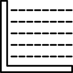 Fototapeta premium Line Chart Icon