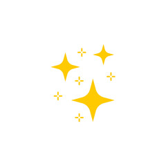 Shine icon symbol vector. on white background