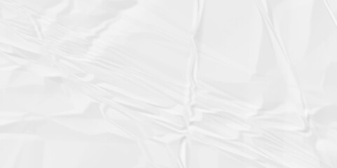 Fototapeta premium White crumpled paper texture . White wrinkled paper texture. White paper texture . White crumpled and top view textures can be used for background of text or any contents