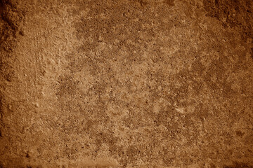 Brown color dark grunge textured concrete wall background