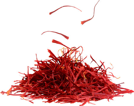 Dried saffron spice