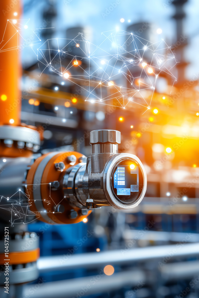 Aufkleber innovative industrial monitoring the future of smart infrastructure with advanced sensor technology