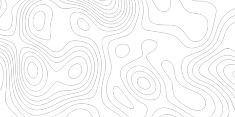 Background of the topography map. Abstract pattern with lines. Contour abstract map relief land outline. Topographic map patterns. White wave paper curved reliefs abstract background. 