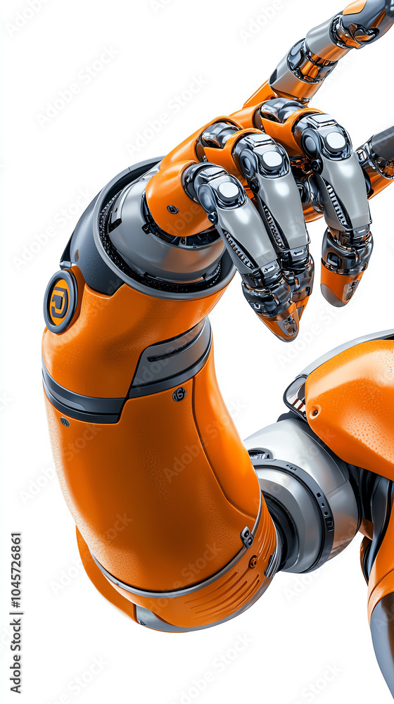 Aufkleber innovative robotic arm a glimpse into the future of technology and automation