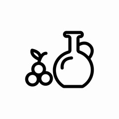 organic oil icon sign vector