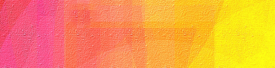 Panorama colorful blend of pink and yellow abstract background, modern panoramic design suitable for Ads, Posters, Banners, and Creative gaphic works