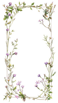 Floral frame design