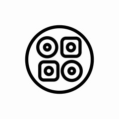 yum cha icon sign vector