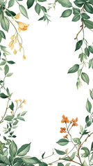 Floral border design
