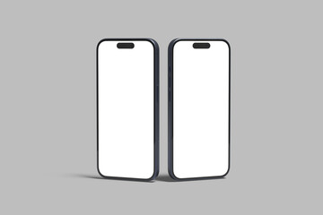 Phone Screen Blank Mockup