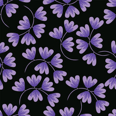 Beautiful floral design featuring intricate blossoms and leaves in soft pastel shades. Ideal for fabric, wallpaper, and digital projects. High-resolution, seamless, and versatile