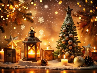 Heartfelt Christmas Wishes in Low Light Photography for Festive Cheer