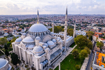Suleymaniye Mosque (Suleymaniye Camisi), Istanbul, Turkey.