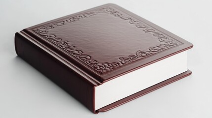 Elegant Leather-Bound Personalized Album Design