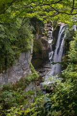 Les gorges de la Langouette sont des gorges du massif du Jura, o&ugrave; coule la rivi&egrave;re Saine, entre la commune des Planches-en-Montagne, et le lieu-dit de Montliboz, dans le d&eacute;partement du Jura, en France