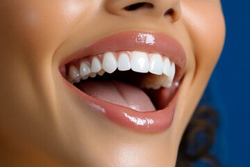 Hyper-realistic close-up of a person laughing joyfully, capturing the pure emotion and energy of living each day fully