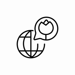world globe icon sign vector