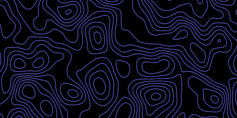 Topographic map in contour line light topographic topo contour map. Lines Topographic contour lines map seamless pattern. Geographic mountain relief. Background of the topographic map. Contour maps.