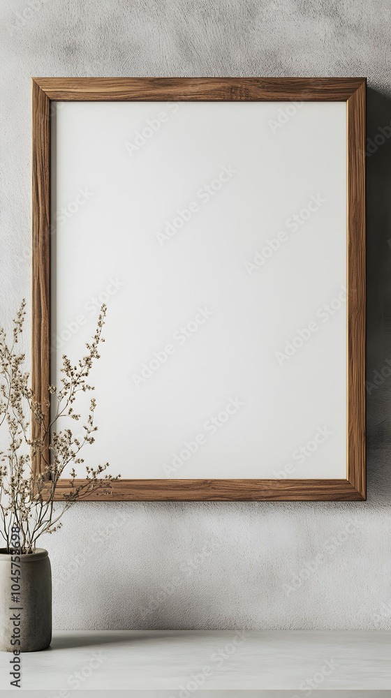 Poster empty frame display