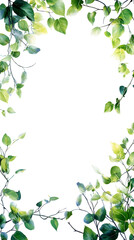 Fototapeta premium Fresh green leaves