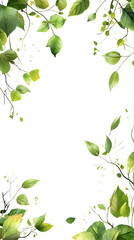 Obraz premium Lush greenery frame