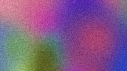 Modern Gradient Background with Grainy Texture. Futuristic Gradient with Grain Texture. Smooth Fluid Shapes and Grainy Textures. Grainy Noise Texture for Posters, Colorful Gradient Noise