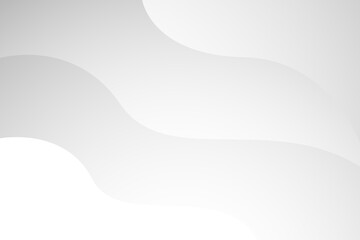 Abstract white and gray wave background. texture white pattern. vector illustration	