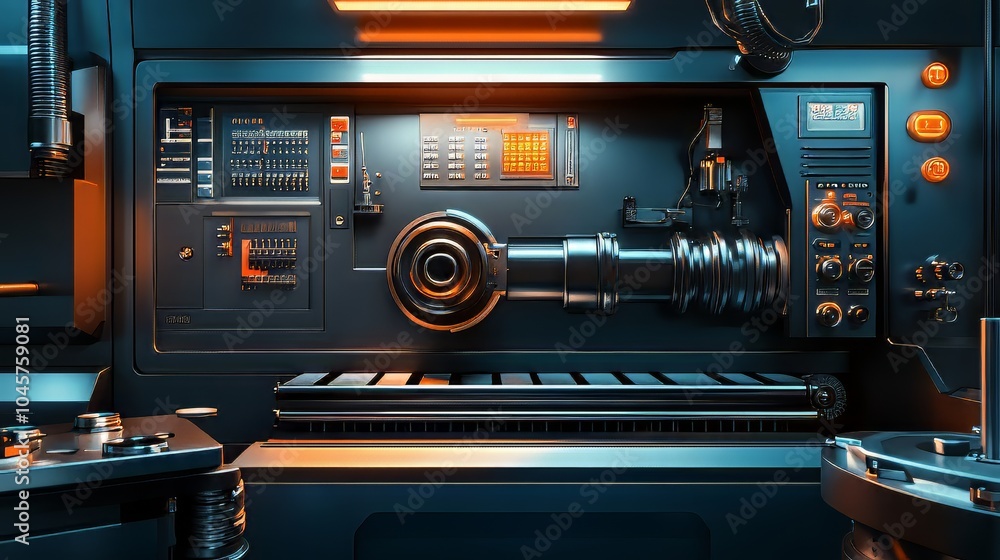 Poster comparison of lathe and cnc machine applications in metallurgical production processes. productivity