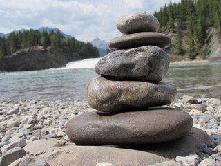 Stack of Stones in Banff