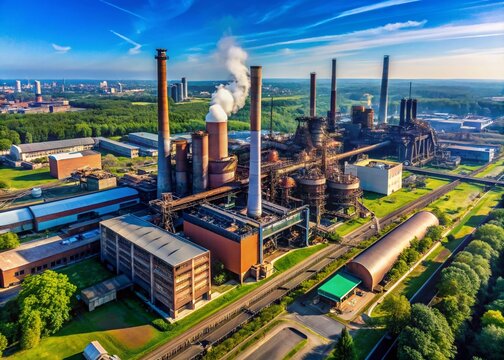 Industrial Power Plant at HKM Duisburg - High-Quality Product Photography