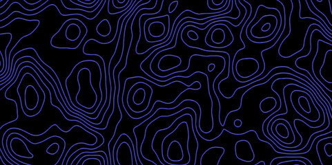 Obraz premium Topographic map in contour line light topographic topo contour map. Lines Topographic contour lines map seamless pattern. Geographic mountain relief. Background of the topographic map. Contour maps.