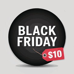 black friday sale offer  vector