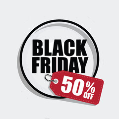 black friday sale offer  vector