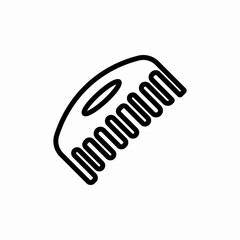 baby comb icon sign vector