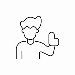 man like icon sign vector