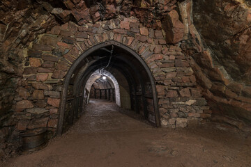 Fototapeta premium tunnel of a abandoned mining site
