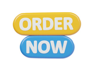 Order now icon 3d render illustration